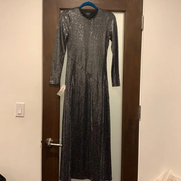 blue evening dress short Bardot Neck Plus Size Sequin Maxi Dress for Formal Events – Rebecca James  (formerly Curvy Chic Boutique)